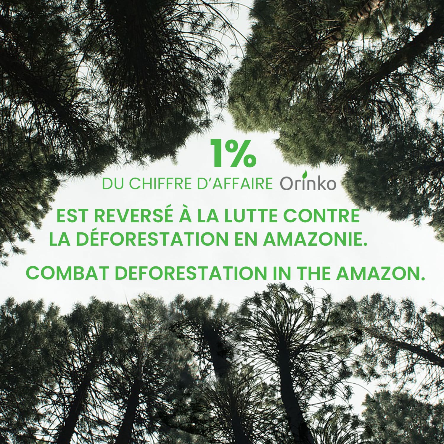 1% reversé pour l'Amazonie
