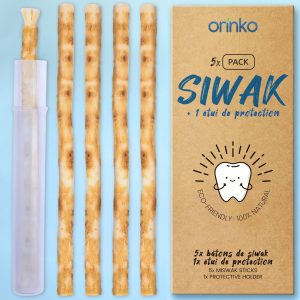 Siwak x5 + étui - Brosse à Dents