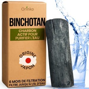 Binchotan charbon pour purifier l'eau x1