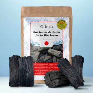 Binchotan Japonais de Kishu x5 - Charbon Actif pour Eau Taille M