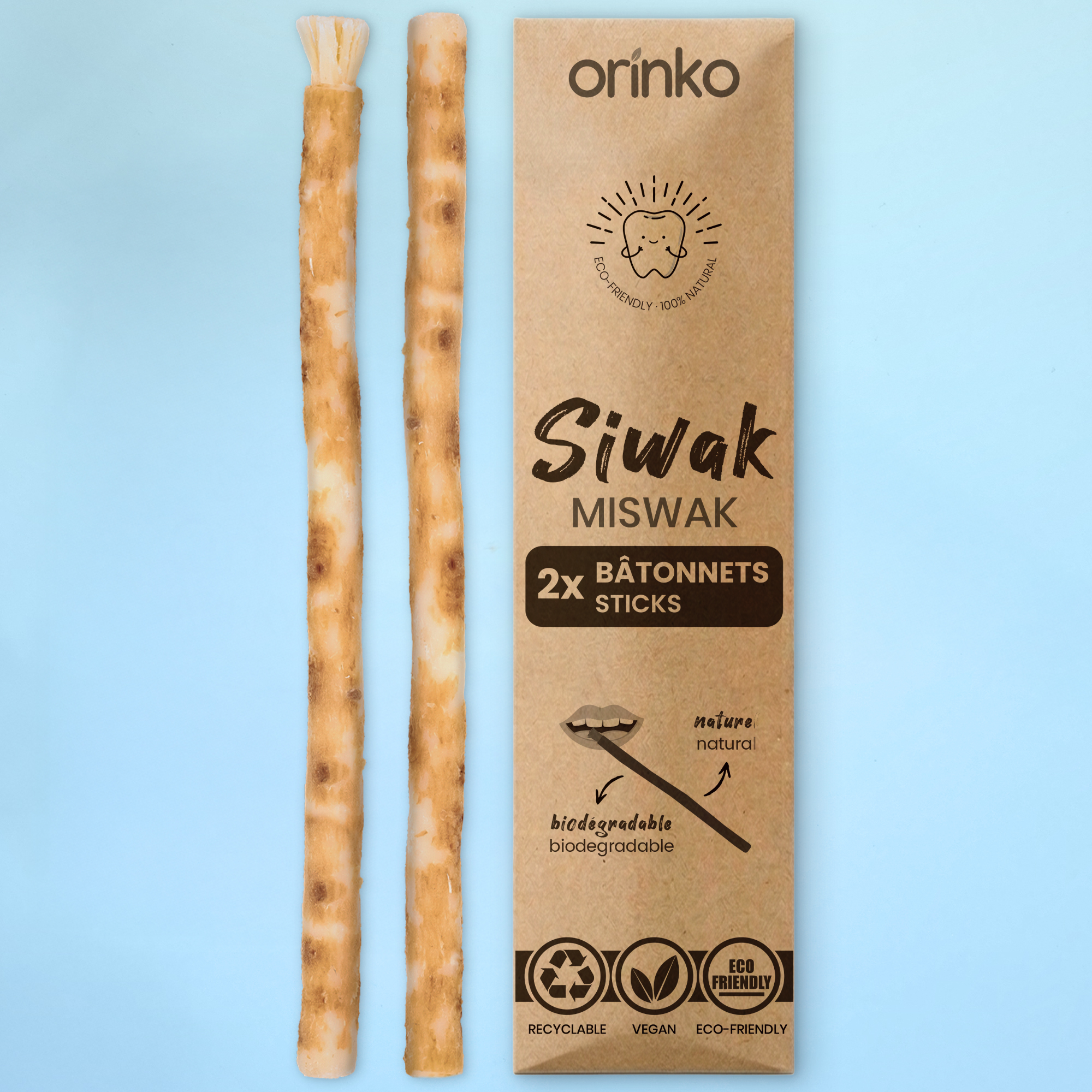 Siwak x2 Miswak - Brosse à Dents