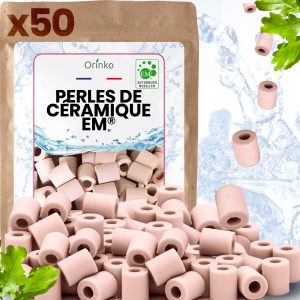 Perles de Céramique EM® Roses x50