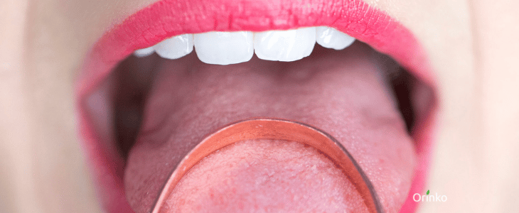 boca raspador de lengua