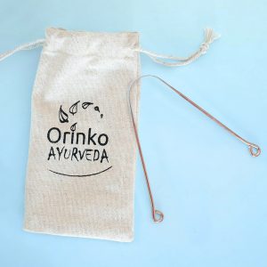 Gratte Langue En Cuivre X1 - Réduit Bactéries & Mauvaise Haleine