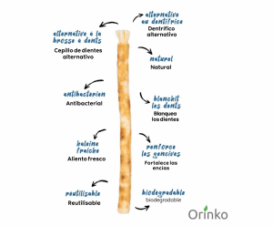 miswak cepillo dientes natural