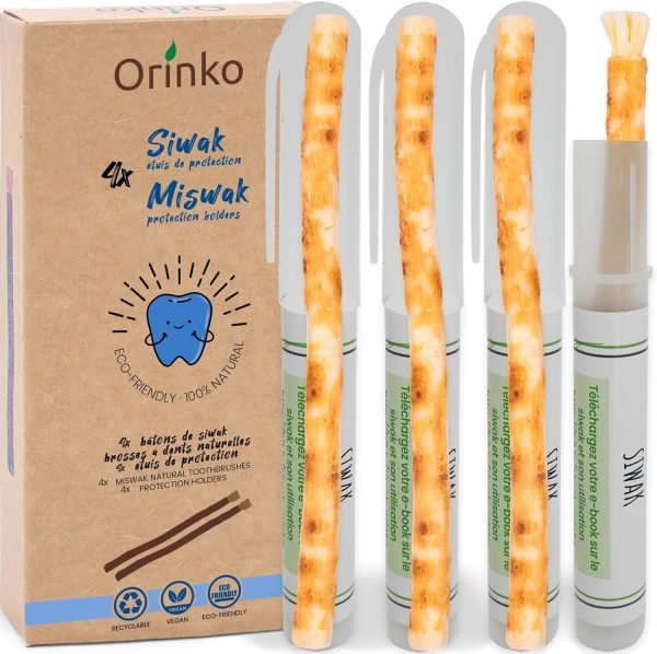 Siwak x4 avec 4 étuis