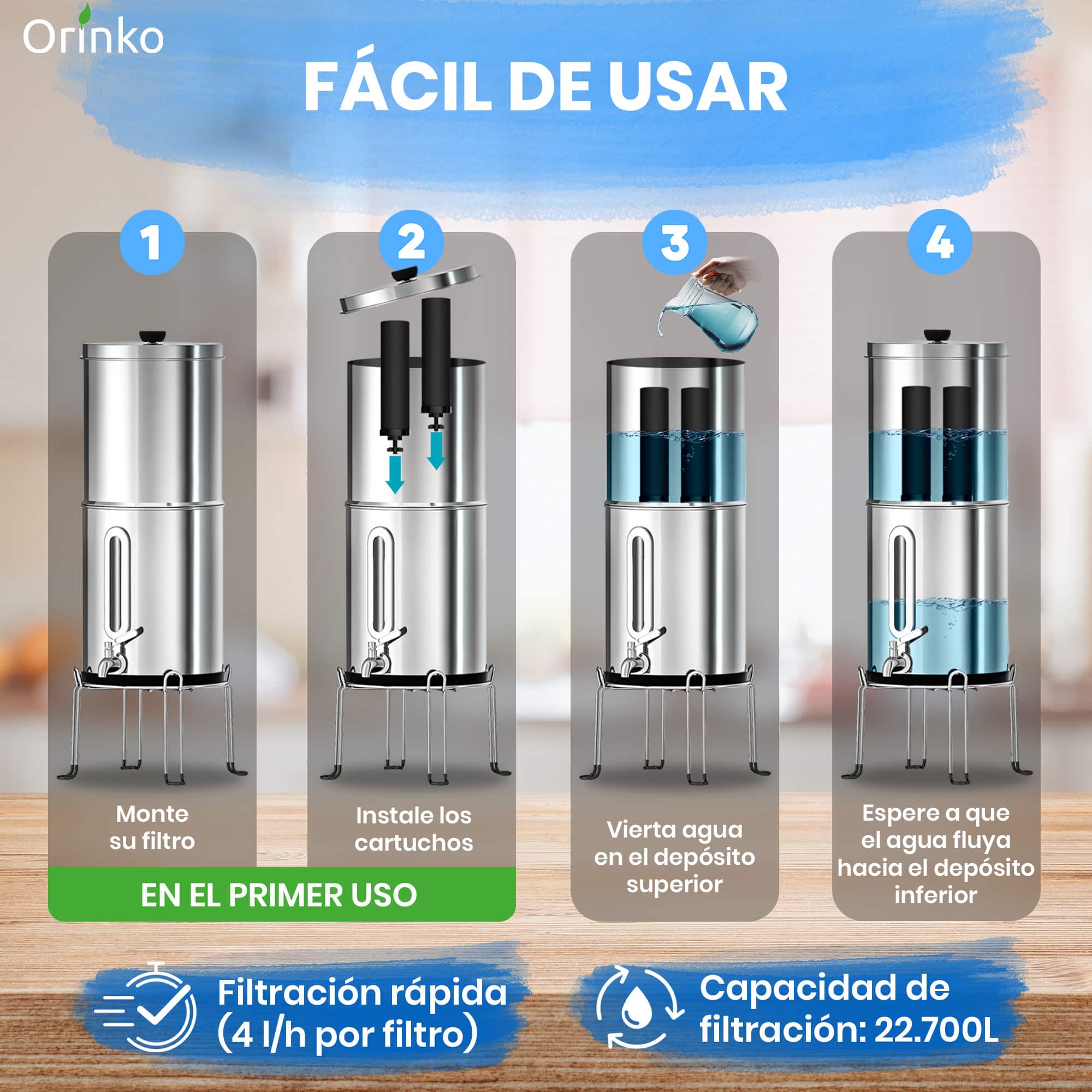 Filtro de Agua por Gravedad 8,5L - Imagen 3