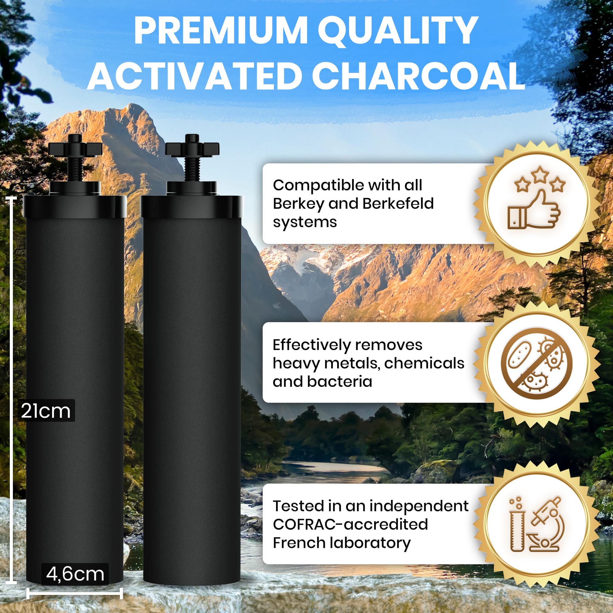 8.5L Gravity-fed water filter - Image 4