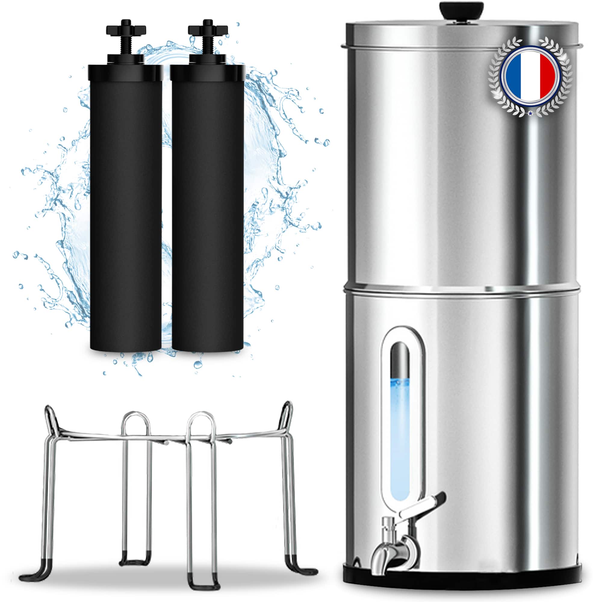 8.5L Gravity-fed water filter