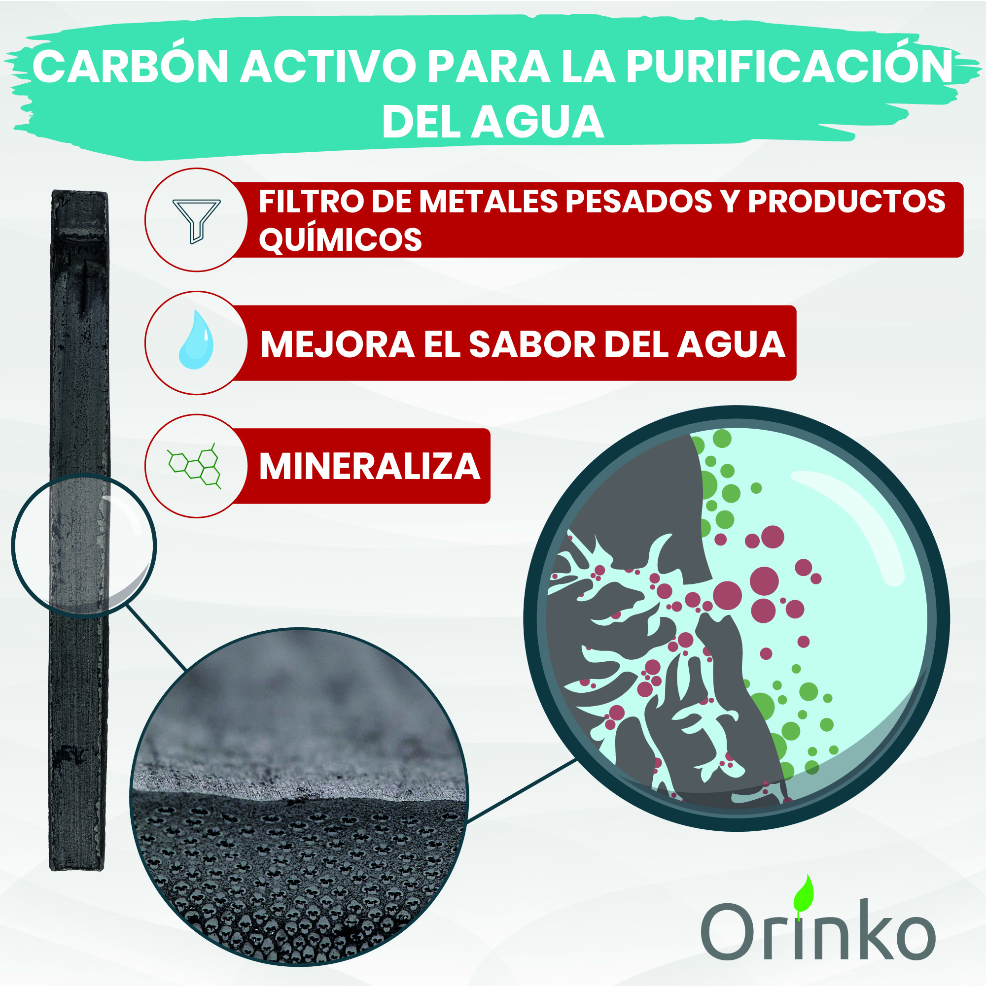 Carbón Activado Takesumi de Bambú x8 - Imagen 3