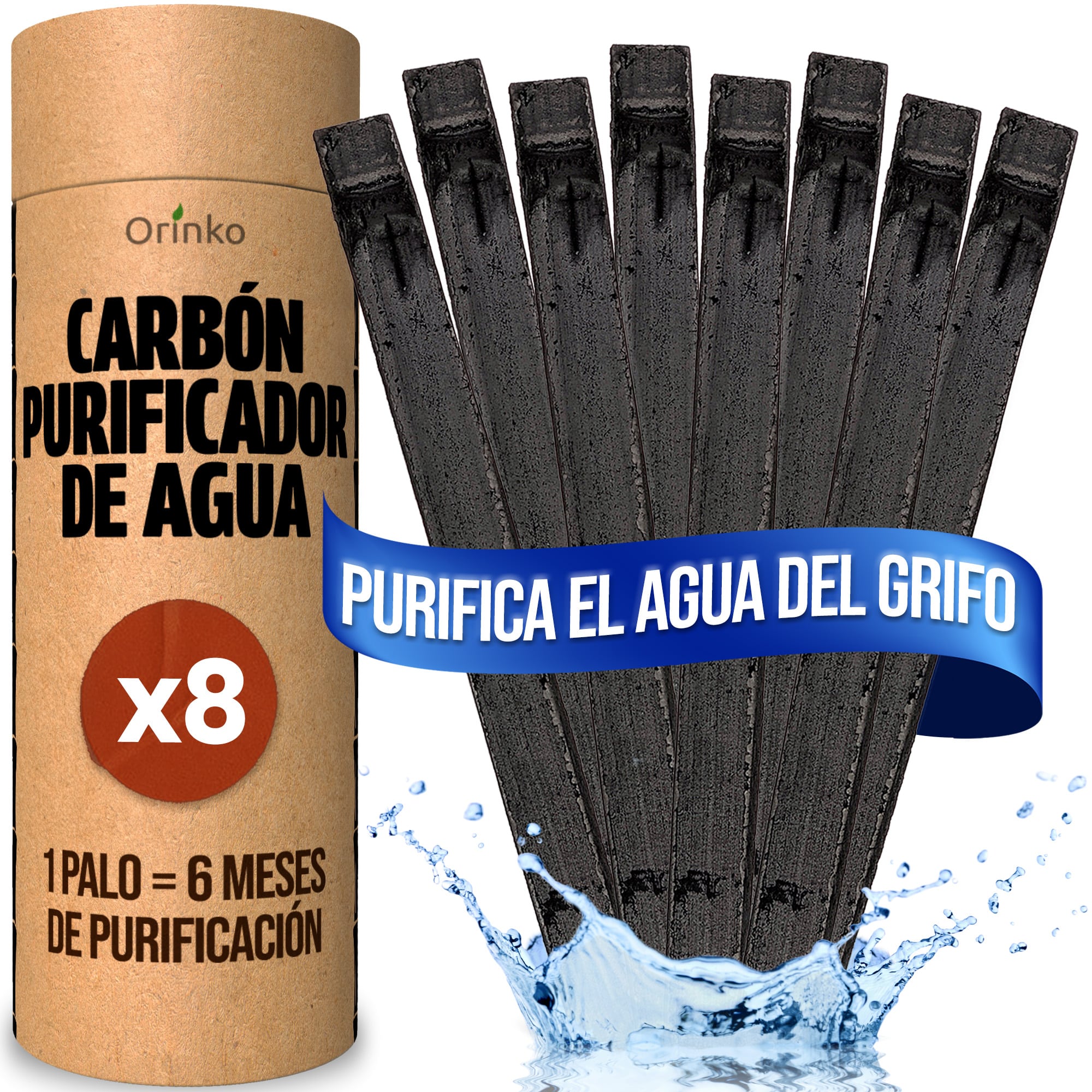 Carbón Activado Takesumi de Bambú x8