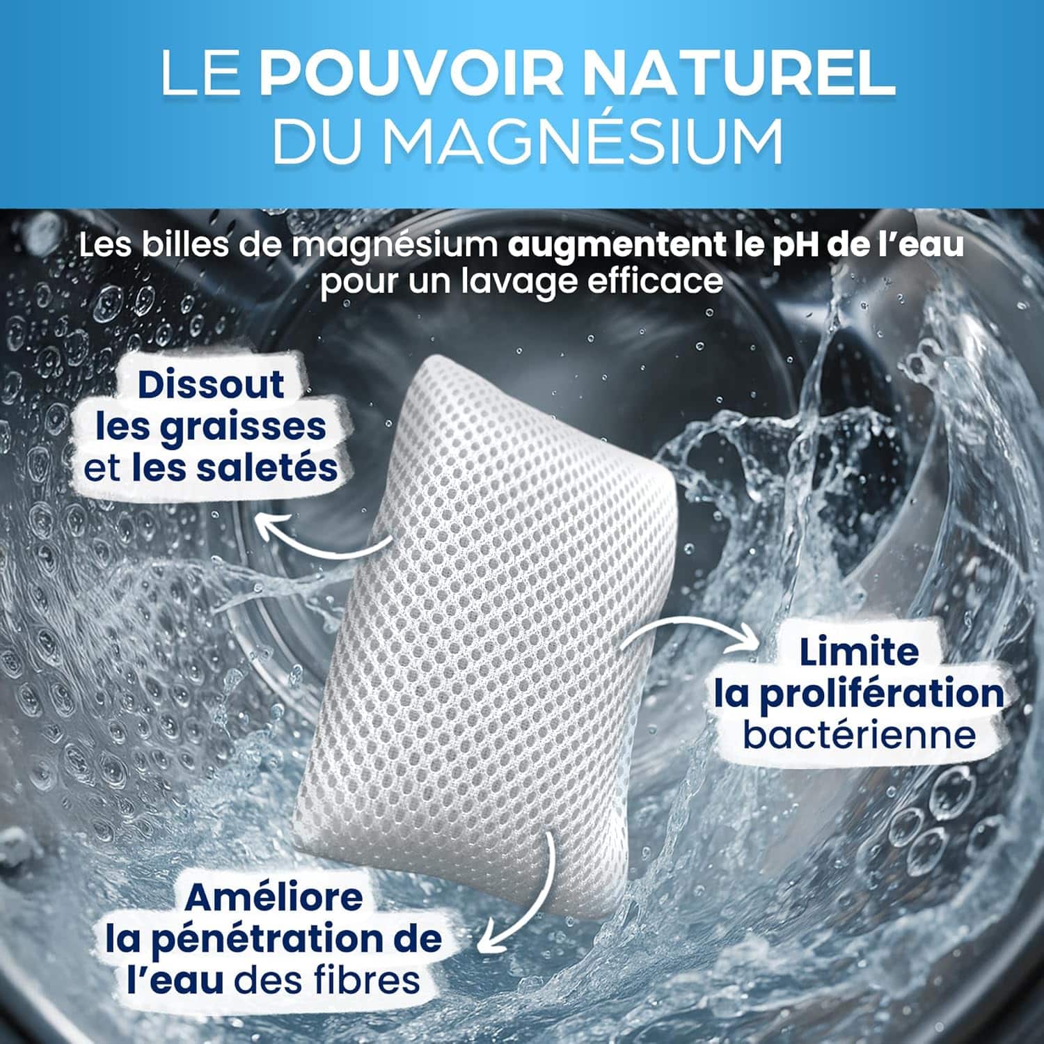 Lessive écologique Orinko – Billes de magnésium réutilisables, 350 lavages zéro déchet, hypoallergénique pour tous textiles, Sans Produits Chimiques – Image 7