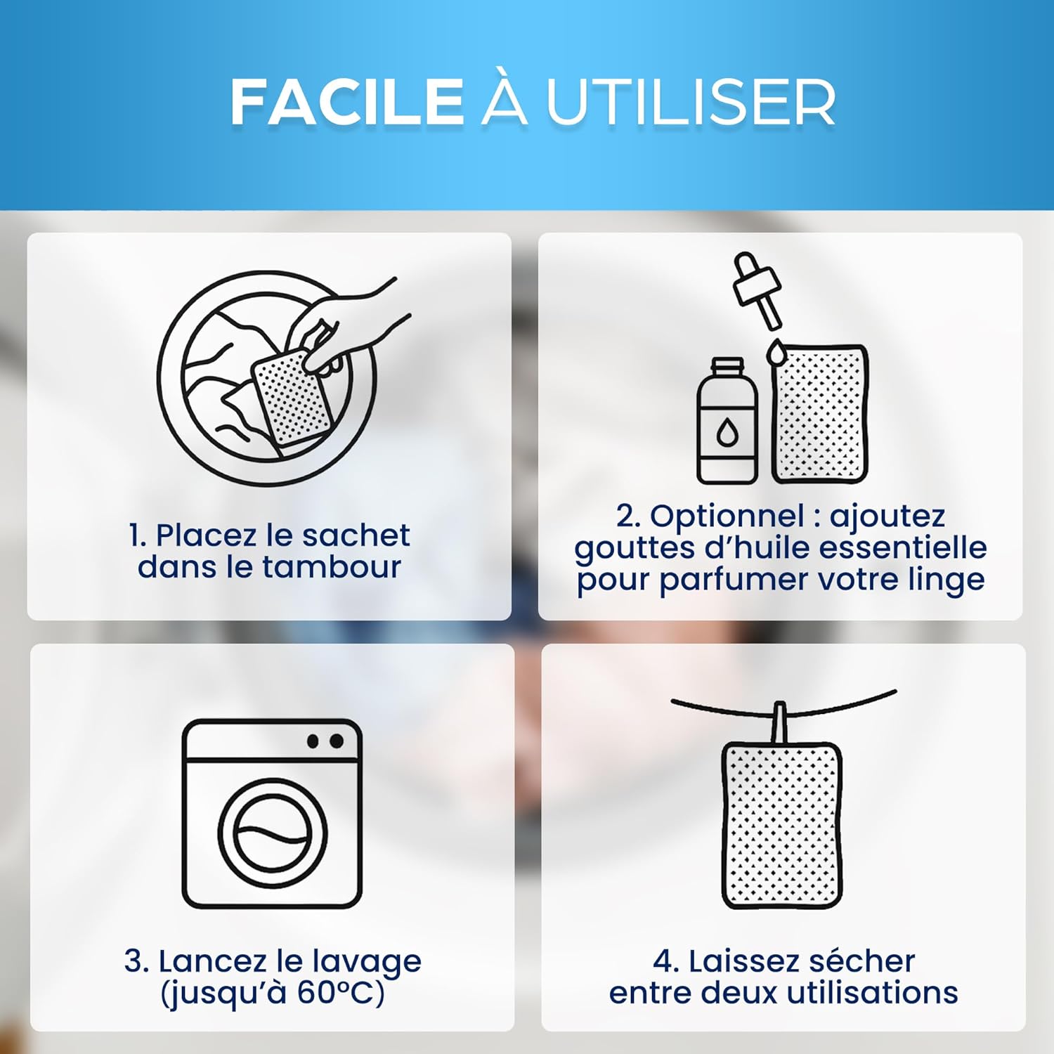 Lessive écologique Orinko – Billes de magnésium réutilisables, 350 lavages zéro déchet, hypoallergénique pour tous textiles, Sans Produits Chimiques – Image 5