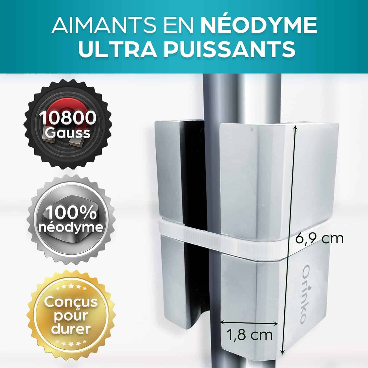 Aimant Anticalcaire Magnétique Puissant pour Canalisation et Robinet – Anti Calcaire pour Lave-Linge, Lave-Vaisselle et Douche – Adoucisseur d’Eau sans Produit Chimique – Image 3