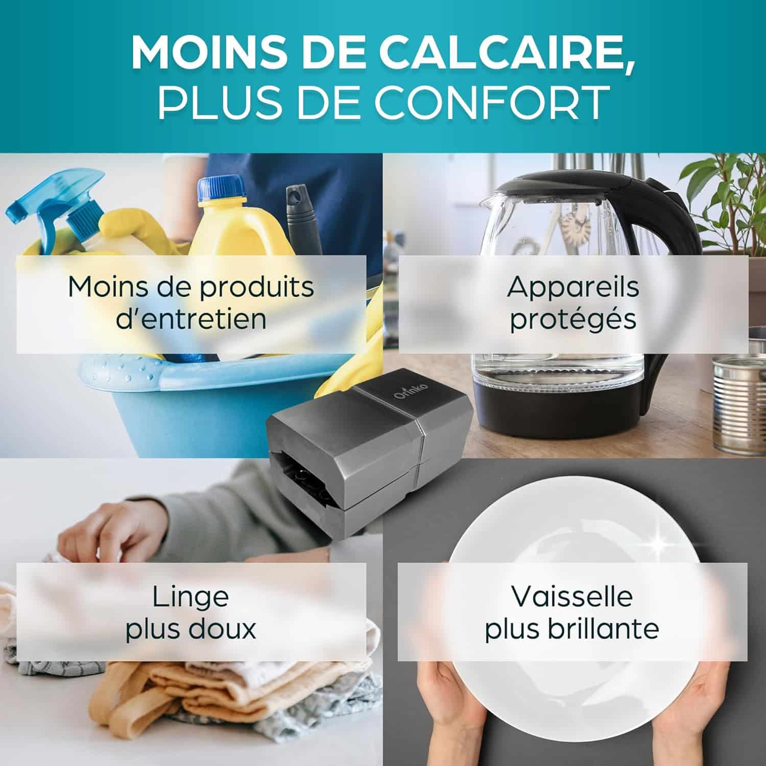 Aimant Anticalcaire Magnétique Puissant pour Canalisation et Robinet – Anti Calcaire pour Lave-Linge, Lave-Vaisselle et Douche – Adoucisseur d’Eau sans Produit Chimique – Image 5