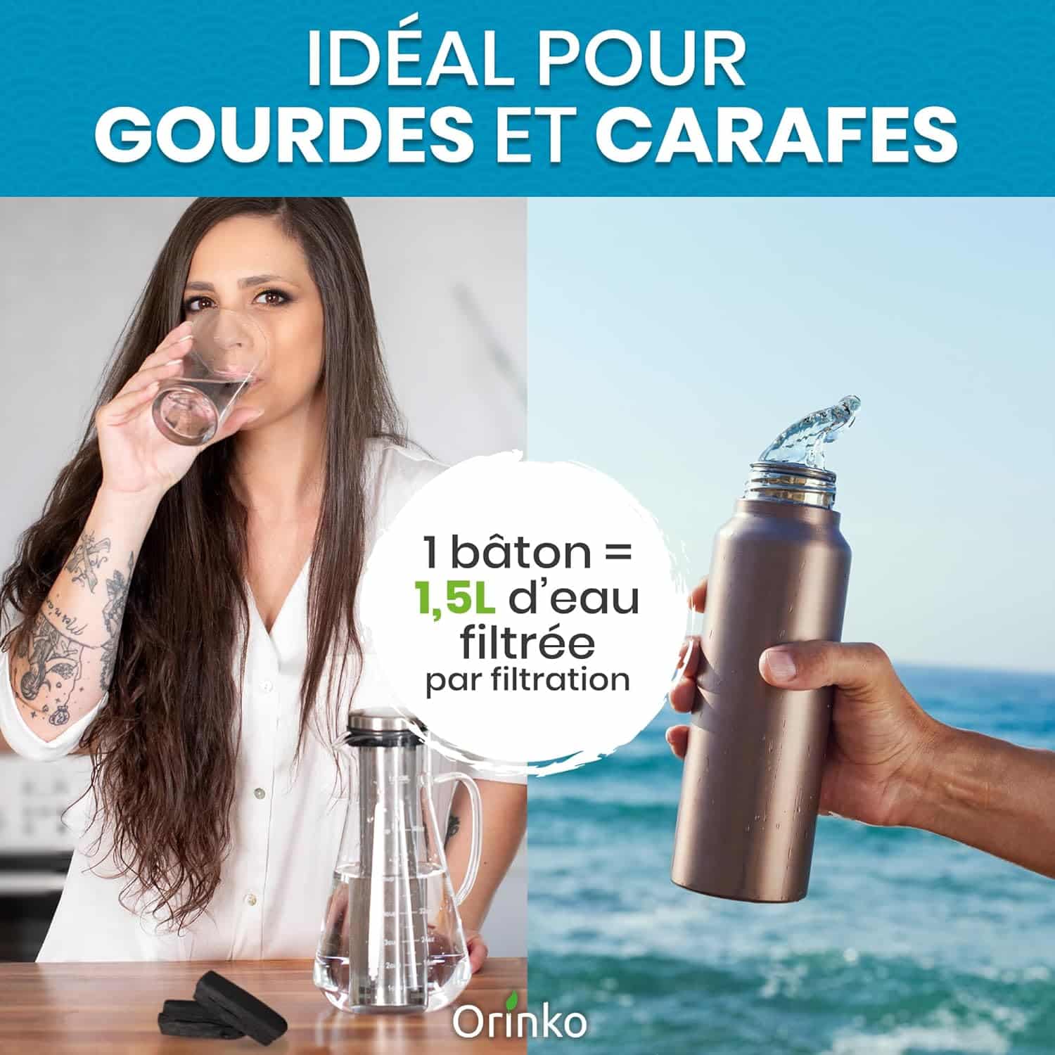 Binchotan Japonais de Kishu x4 (boîte) – Charbon Actif pour Eau – Région de Wakayama – Image 5