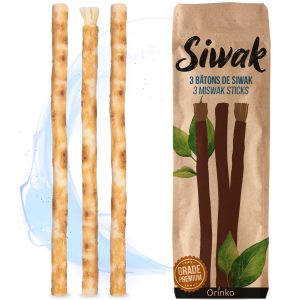 Bâtons de Siwak (Miswak) x3 – Brosse à Dents 100% Naturelle