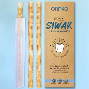 Bâtons de Siwak x3 + 1 Étui de Protection – Brosse à Dents 100% Naturelle