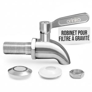 Robinet fontaine à eau inox 304 sans BPA ORINKO